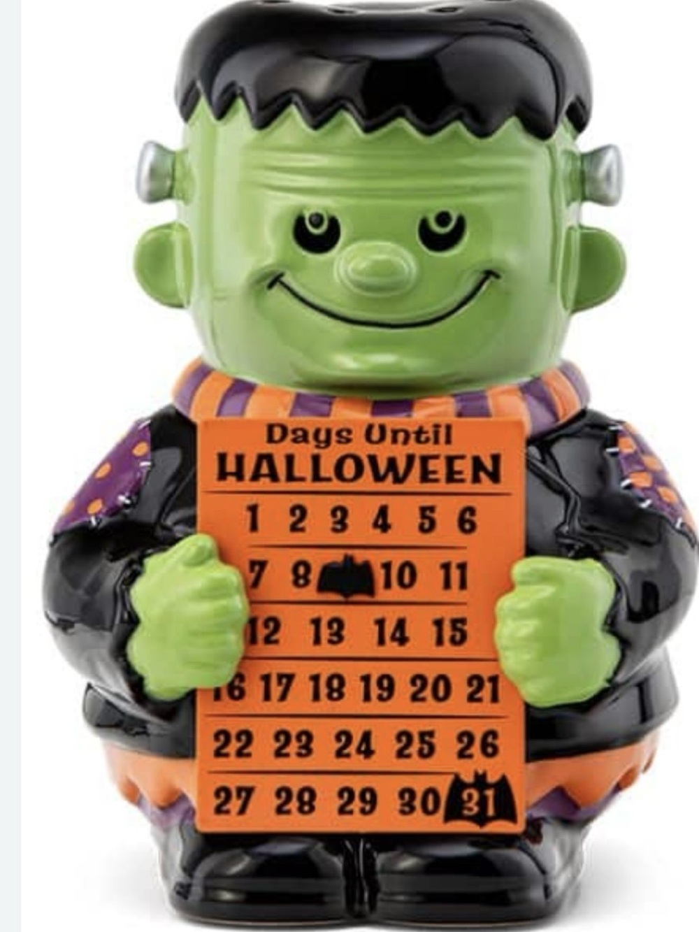 Scentsy Countdown to Halloween Frankenstein scented wax warmer- Retired